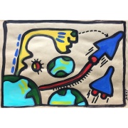 juhel_06_huile_sur_papier_kraft_2005_21x30