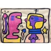 juhel_09_huile_sur_papier_kraft_2005_21x30