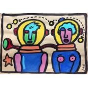 juhel_10_huile_sur_papier_kraft_2005_21x30