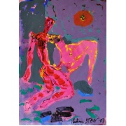 stan_04_rose_acrylique_sur_papier_fort_70x50_2007