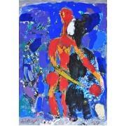 stan_07_homme_rouge_acrylique_sur_papier_fort_70x50_2007