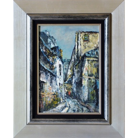 besse_02b_huile_sur_bois_27x19_rue_du_maure_vieux_paris_