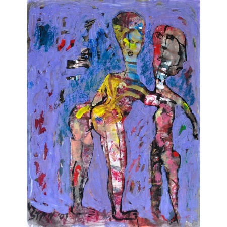 stan_02_couple_violet_acrylique_sur_papier_fort_65x50_2007