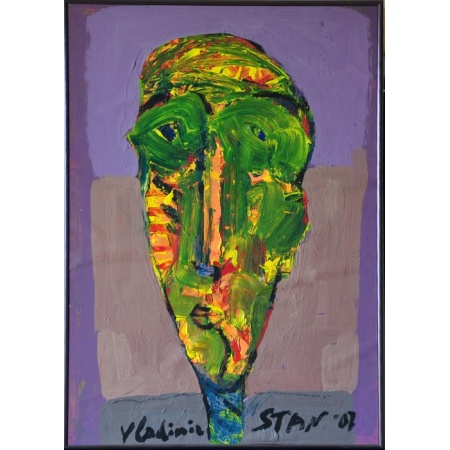 stan_08b_tte_verte_acrylique_sur_papier_fort_70x50_2007