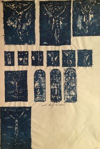 heitzmann 090 encre sur papier 31x21