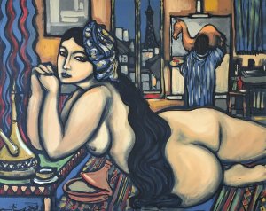 martinery 01 huile sur toile 2008 80x100